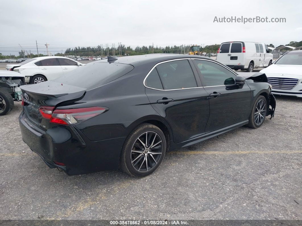 2021 Toyota Camry Se Black vin: 4T1G11AK3MU557545