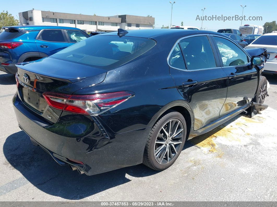 2021 Toyota Camry Se Black vin: 4T1G11AK3MU567718