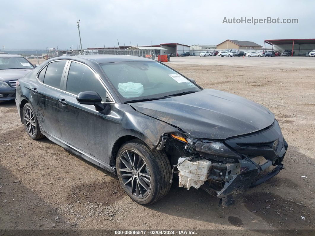 2021 Toyota Camry Se Black vin: 4T1G11AK3MU597267