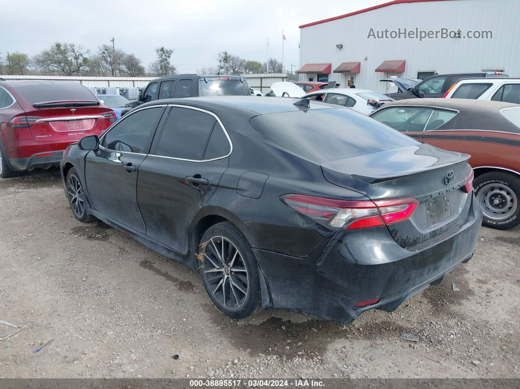 2021 Toyota Camry Se Черный vin: 4T1G11AK3MU597267