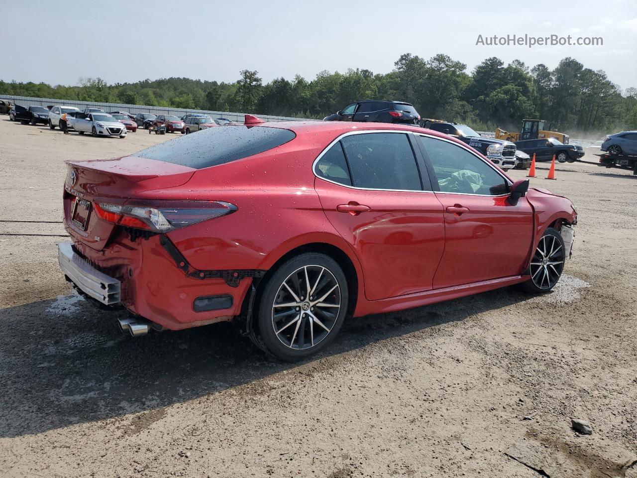 2021 Toyota Camry Se Red vin: 4T1G11AK4MU447412