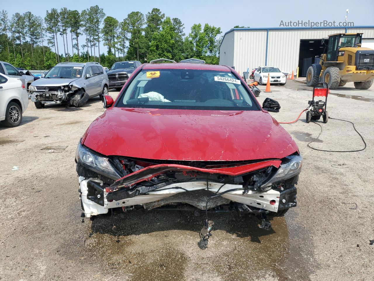 2021 Toyota Camry Se Red vin: 4T1G11AK4MU447412