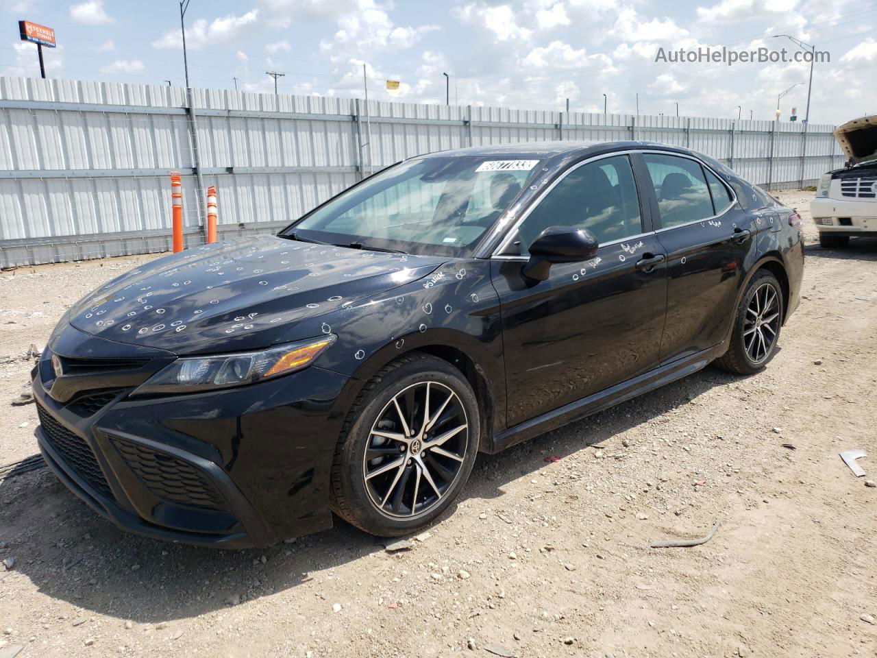 2021 Toyota Camry Se Black vin: 4T1G11AK4MU466218