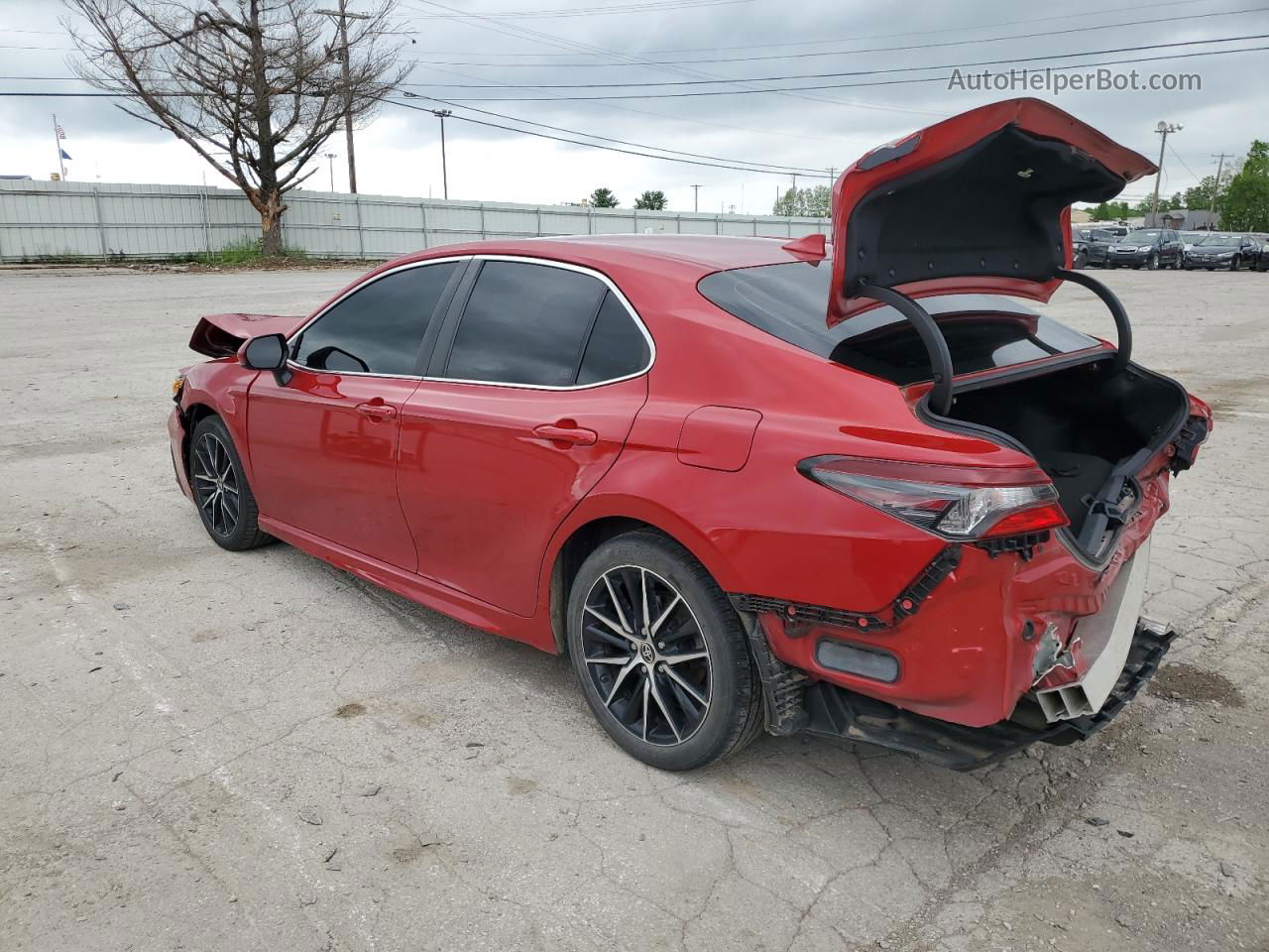 2021 Toyota Camry Se Red vin: 4T1G11AK4MU467711