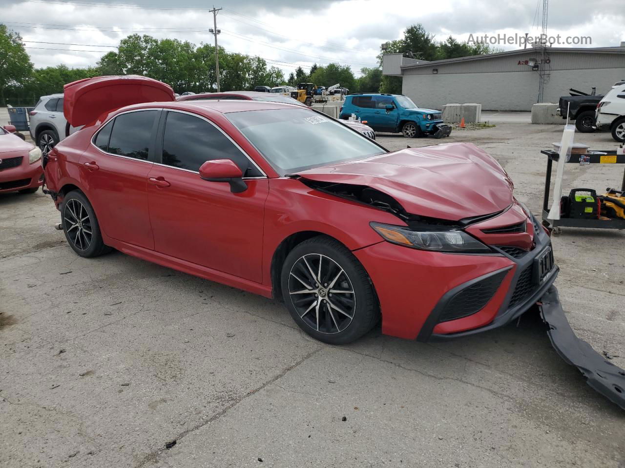 2021 Toyota Camry Se Red vin: 4T1G11AK4MU467711