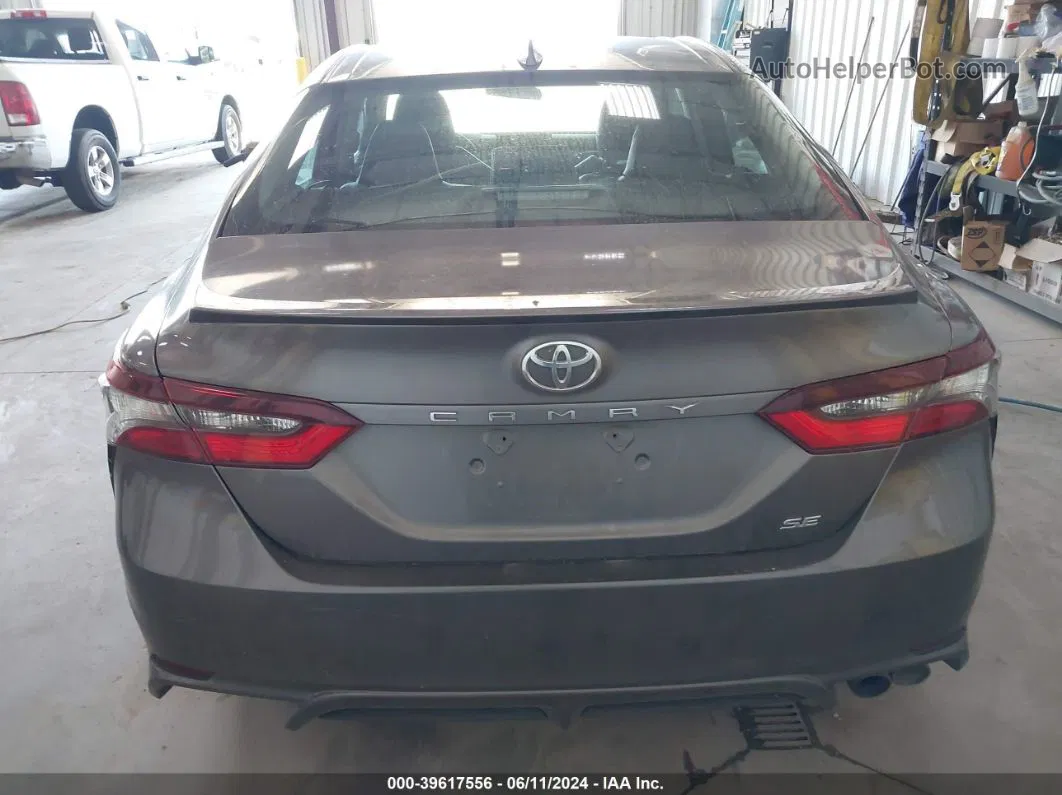 2021 Toyota Camry Se Серый vin: 4T1G11AK4MU491006