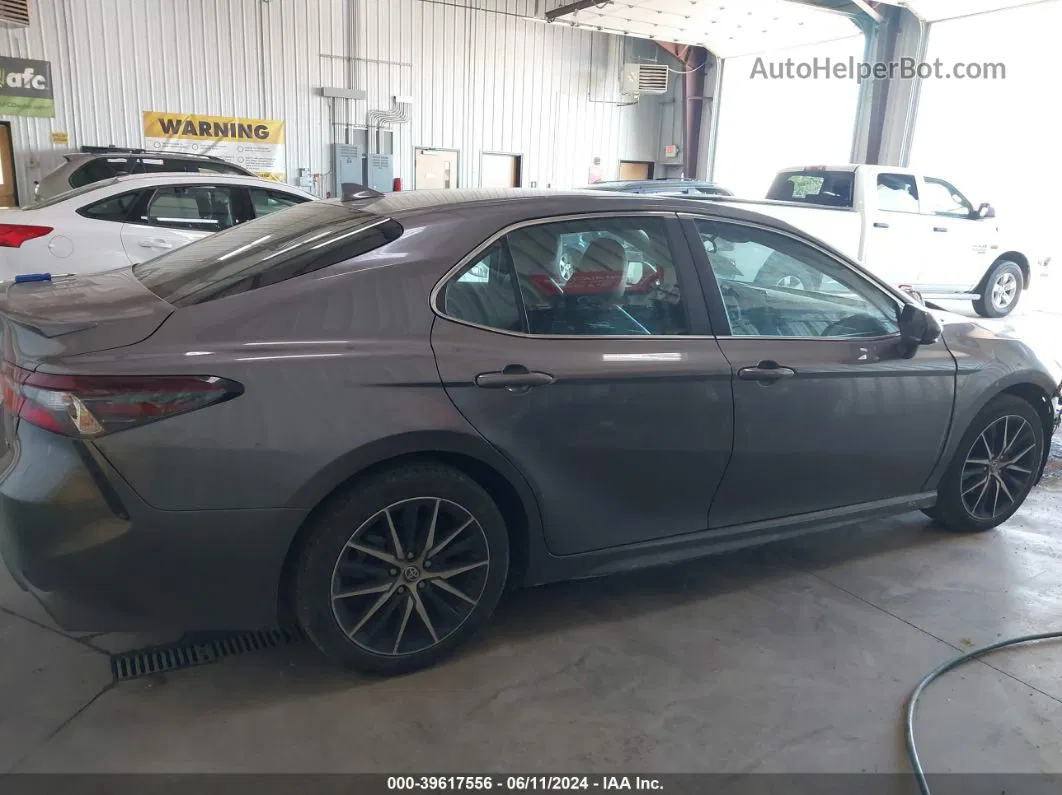 2021 Toyota Camry Se Gray vin: 4T1G11AK4MU491006