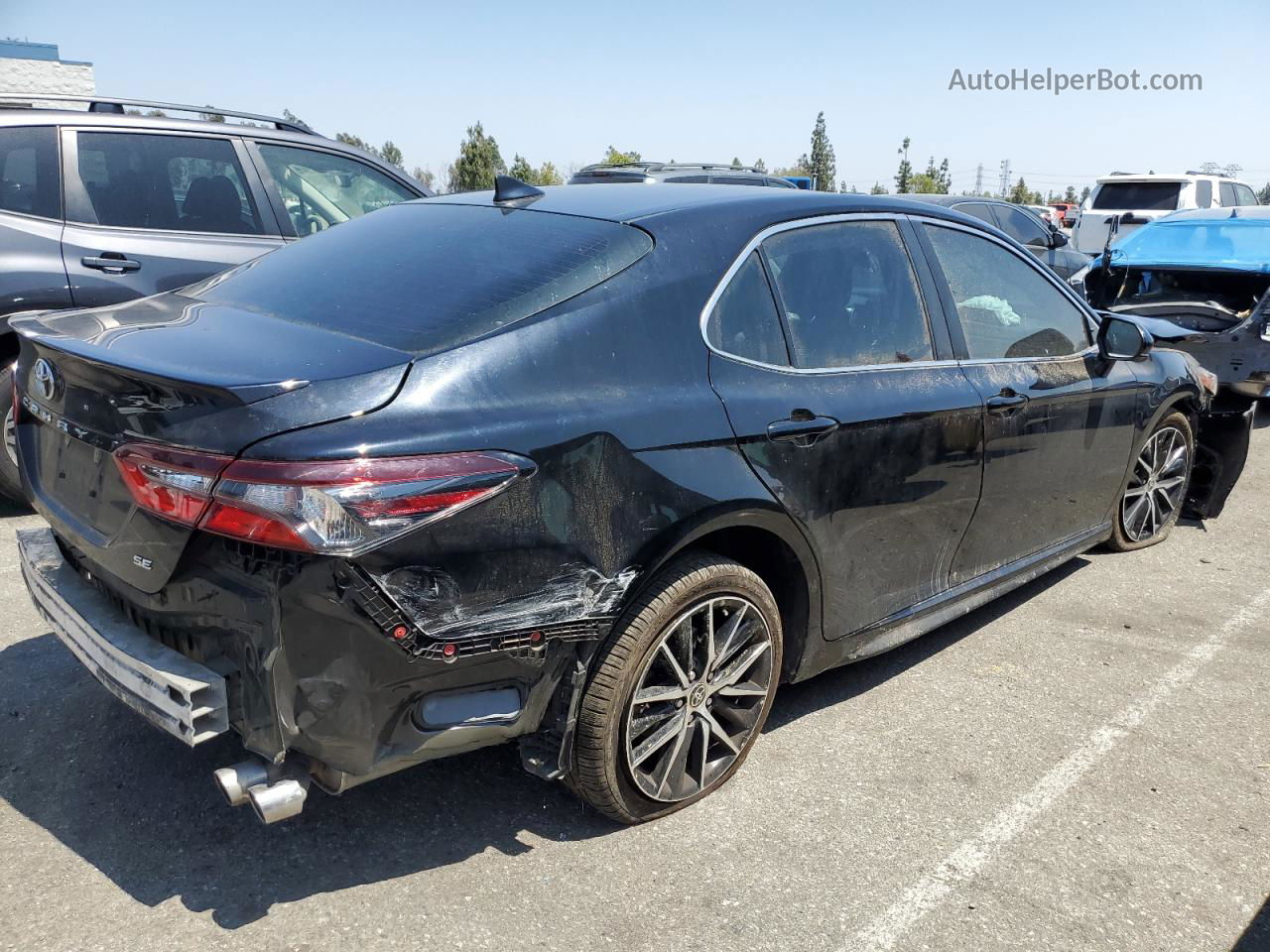 2021 Toyota Camry Se Silver vin: 4T1G11AK4MU495394