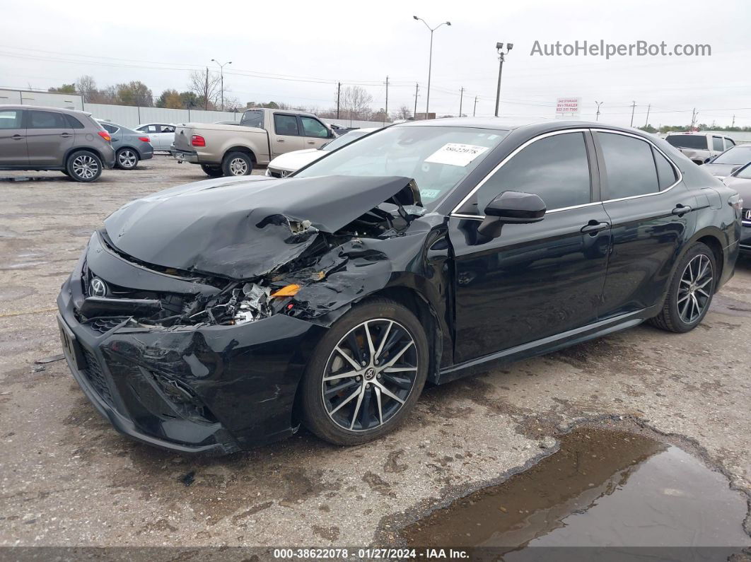 2021 Toyota Camry Se Black vin: 4T1G11AK4MU532119