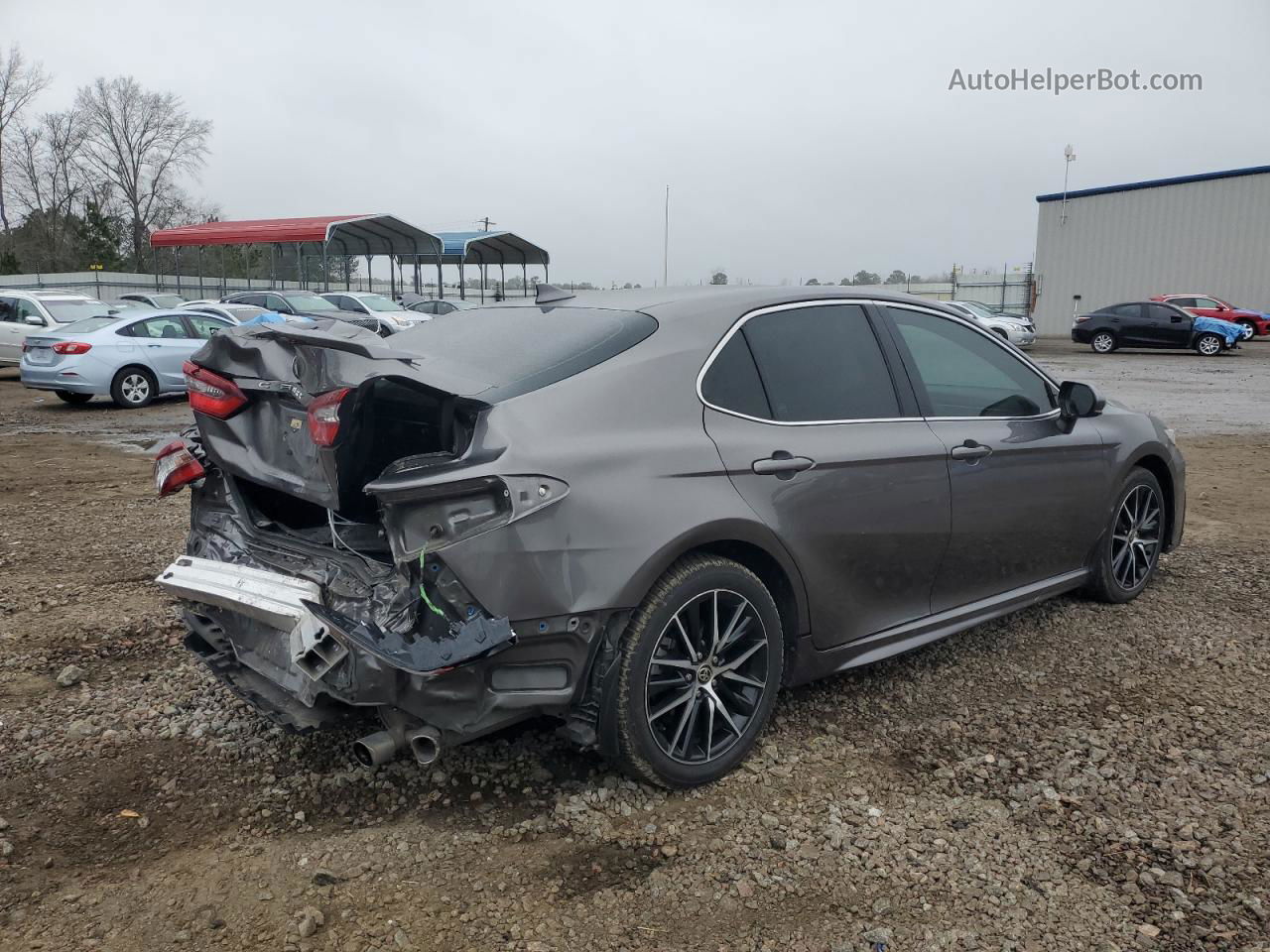 2021 Toyota Camry Se Gray vin: 4T1G11AK4MU539166