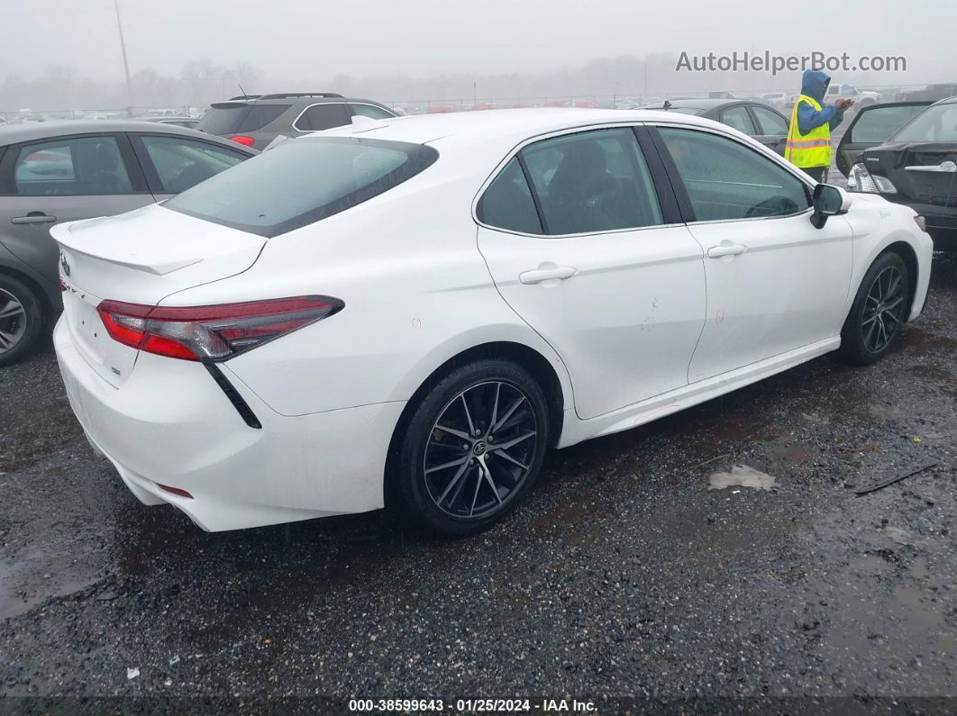 2021 Toyota Camry Se Белый vin: 4T1G11AK4MU539782