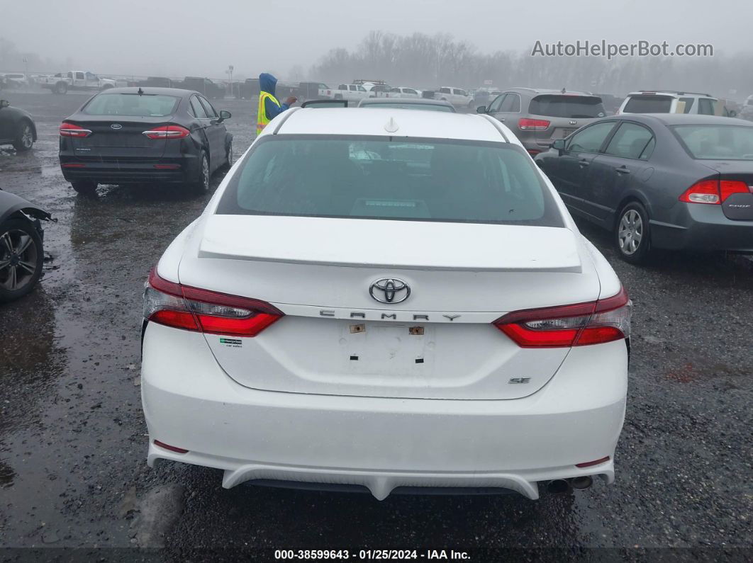 2021 Toyota Camry Se White vin: 4T1G11AK4MU539782