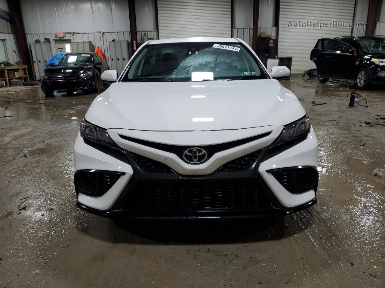 2021 Toyota Camry Se White vin: 4T1G11AK4MU545131