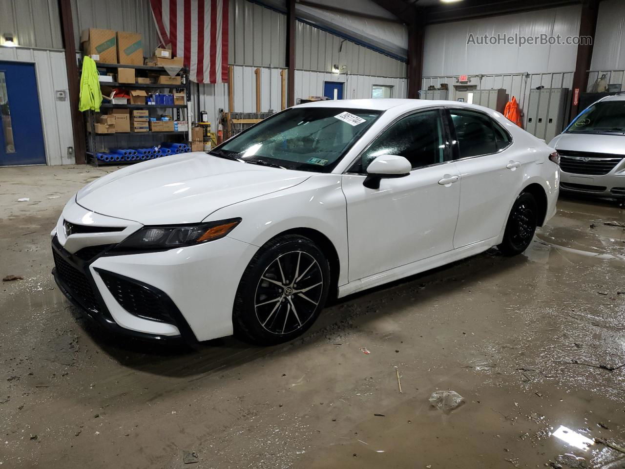 2021 Toyota Camry Se Белый vin: 4T1G11AK4MU545131