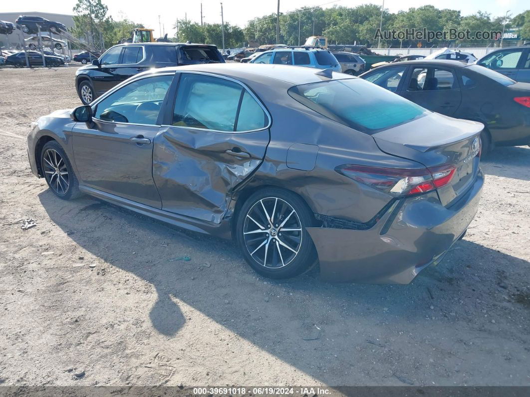 2021 Toyota Camry Se Серый vin: 4T1G11AK4MU563743