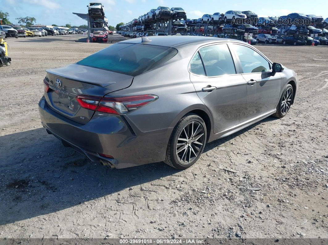 2021 Toyota Camry Se Gray vin: 4T1G11AK4MU563743