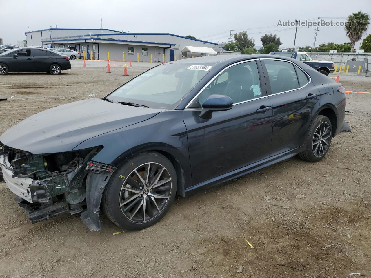 2021 Toyota Camry Se Синий vin: 4T1G11AK5MU446446