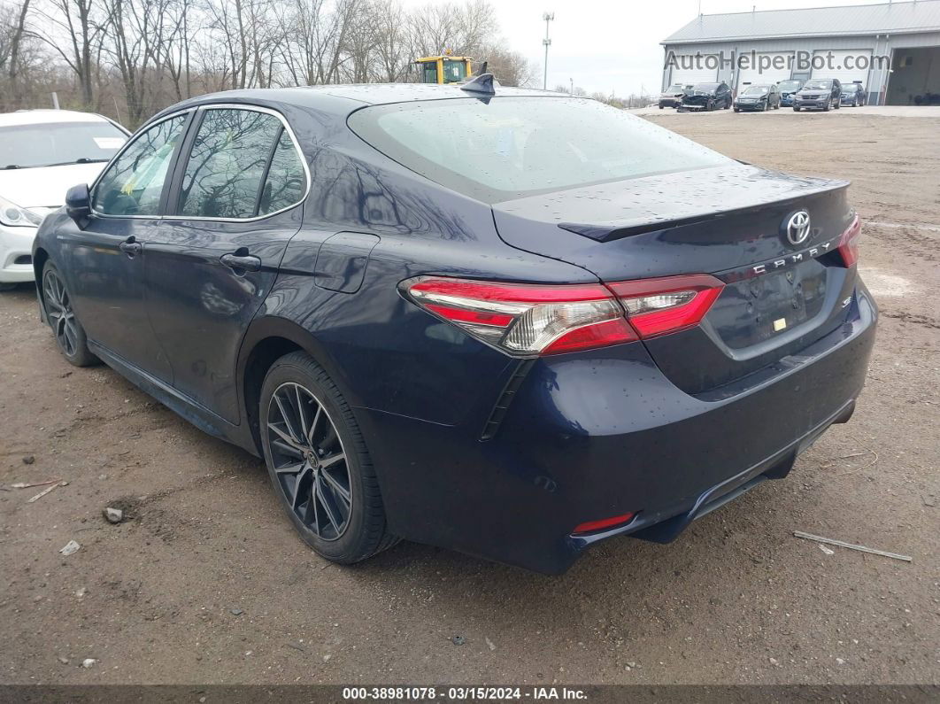 2021 Toyota Camry Se Dark Blue vin: 4T1G11AK5MU446477