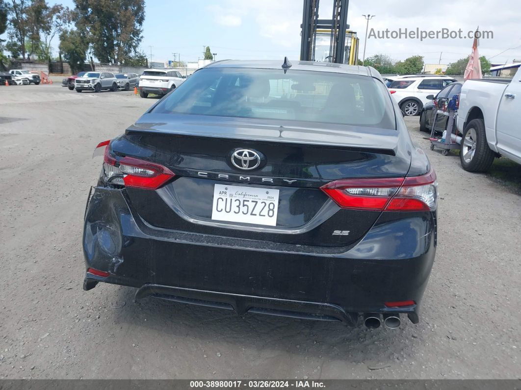 2021 Toyota Camry Se Black vin: 4T1G11AK5MU475901