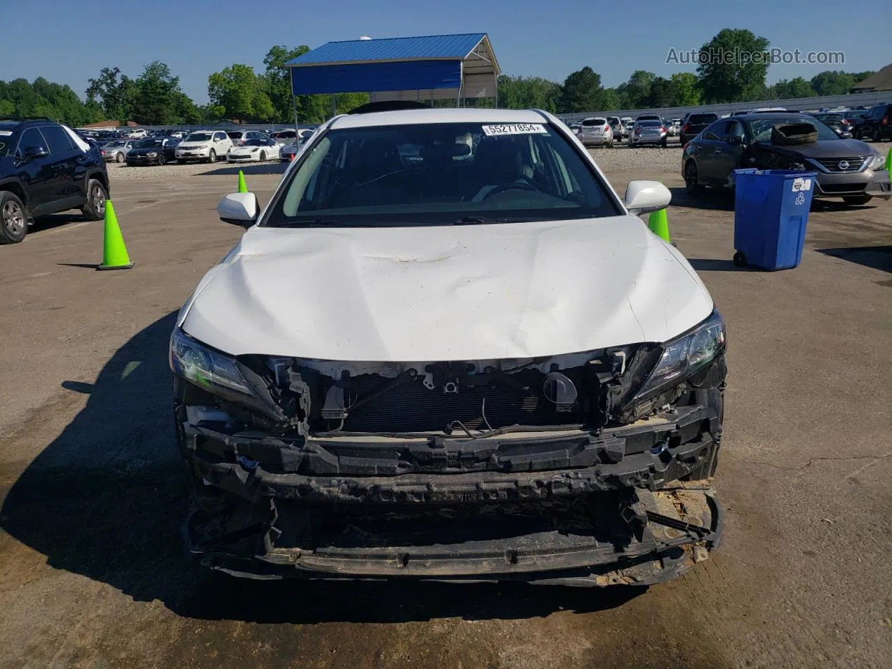 2021 Toyota Camry Se White vin: 4T1G11AK5MU516768