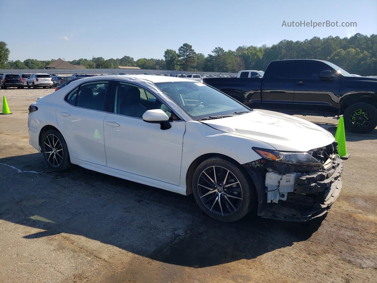 2021 Toyota Camry Se White vin: 4T1G11AK5MU516768