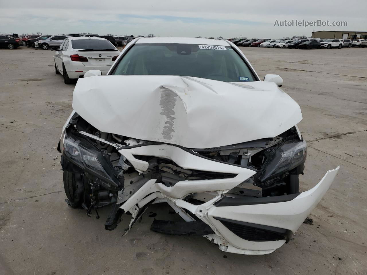 2021 Toyota Camry Se White vin: 4T1G11AK5MU524367