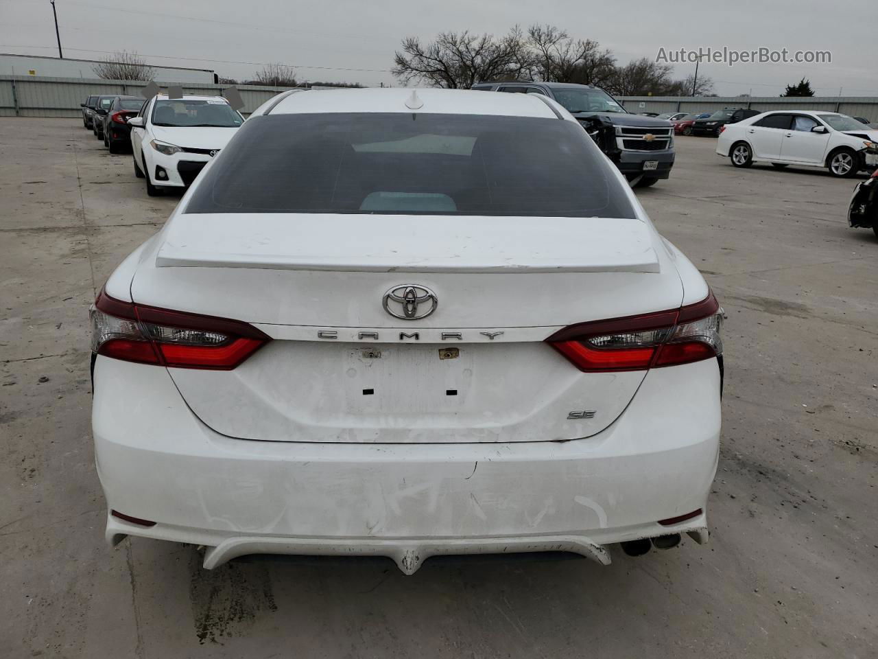 2021 Toyota Camry Se Белый vin: 4T1G11AK5MU524367