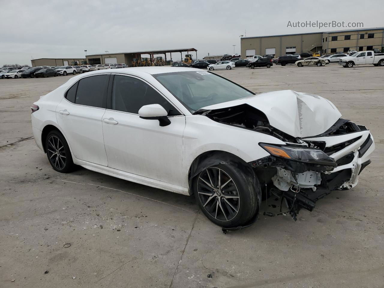 2021 Toyota Camry Se White vin: 4T1G11AK5MU524367