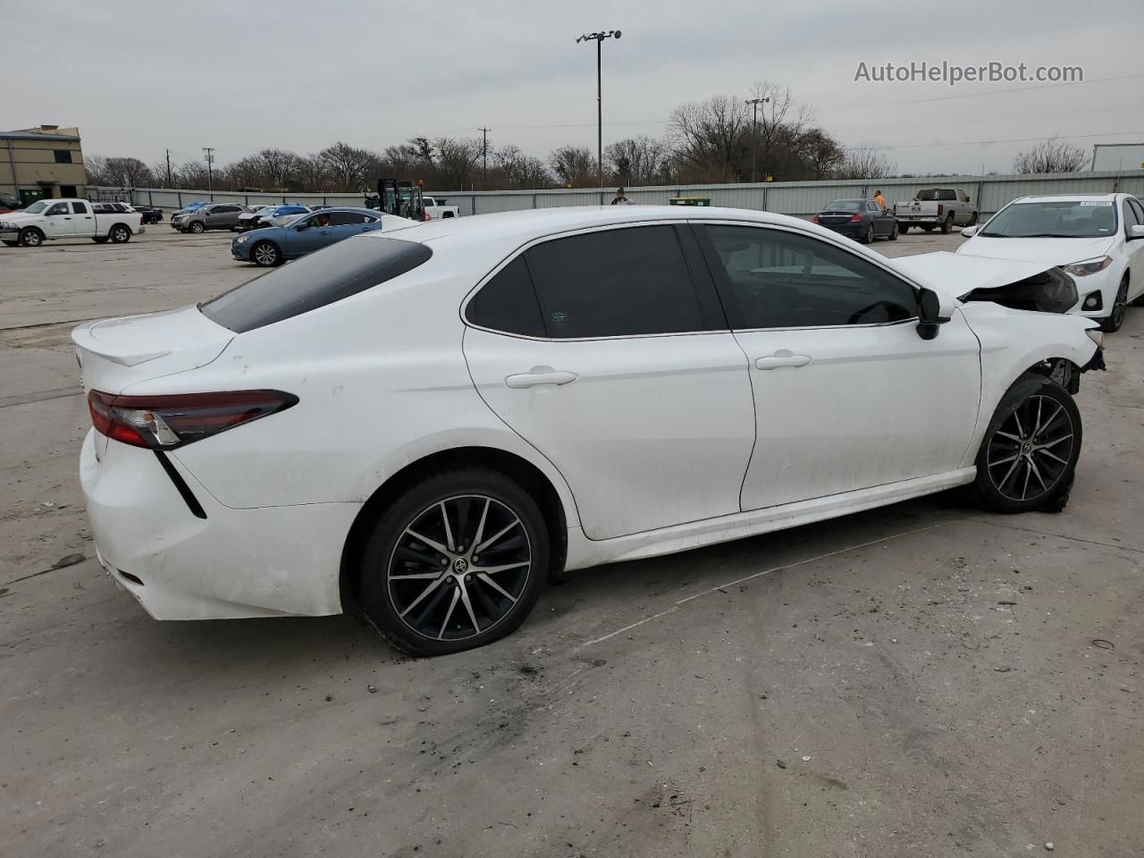 2021 Toyota Camry Se White vin: 4T1G11AK5MU524367