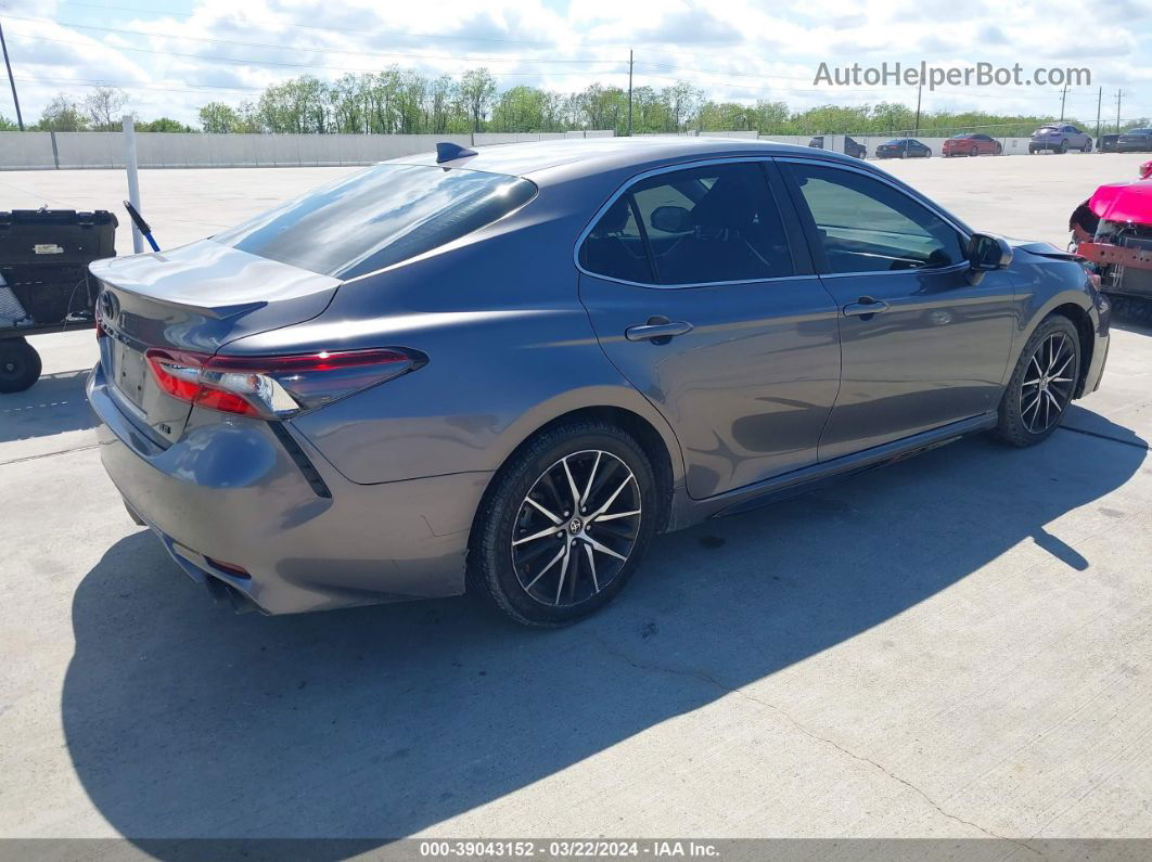 2021 Toyota Camry Se Gray vin: 4T1G11AK5MU527298