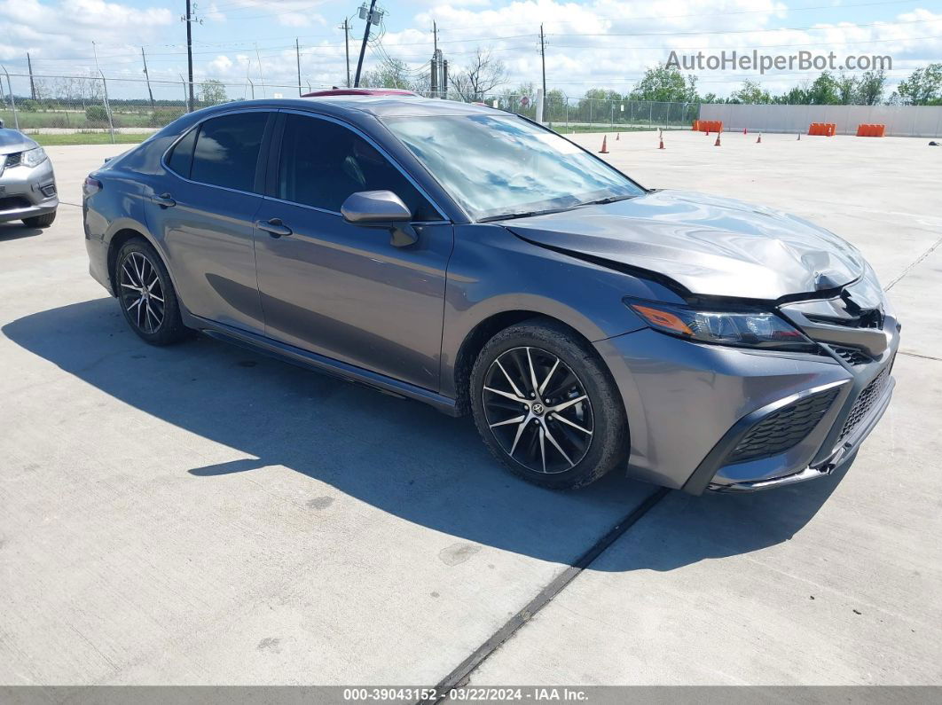 2021 Toyota Camry Se Gray vin: 4T1G11AK5MU527298