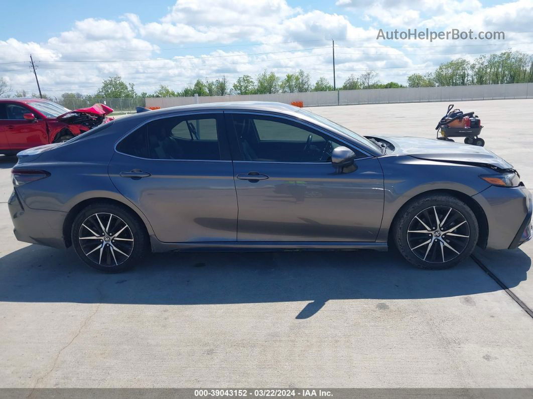 2021 Toyota Camry Se Gray vin: 4T1G11AK5MU527298