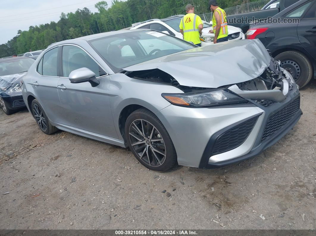 2021 Toyota Camry Se Silver vin: 4T1G11AK5MU570720