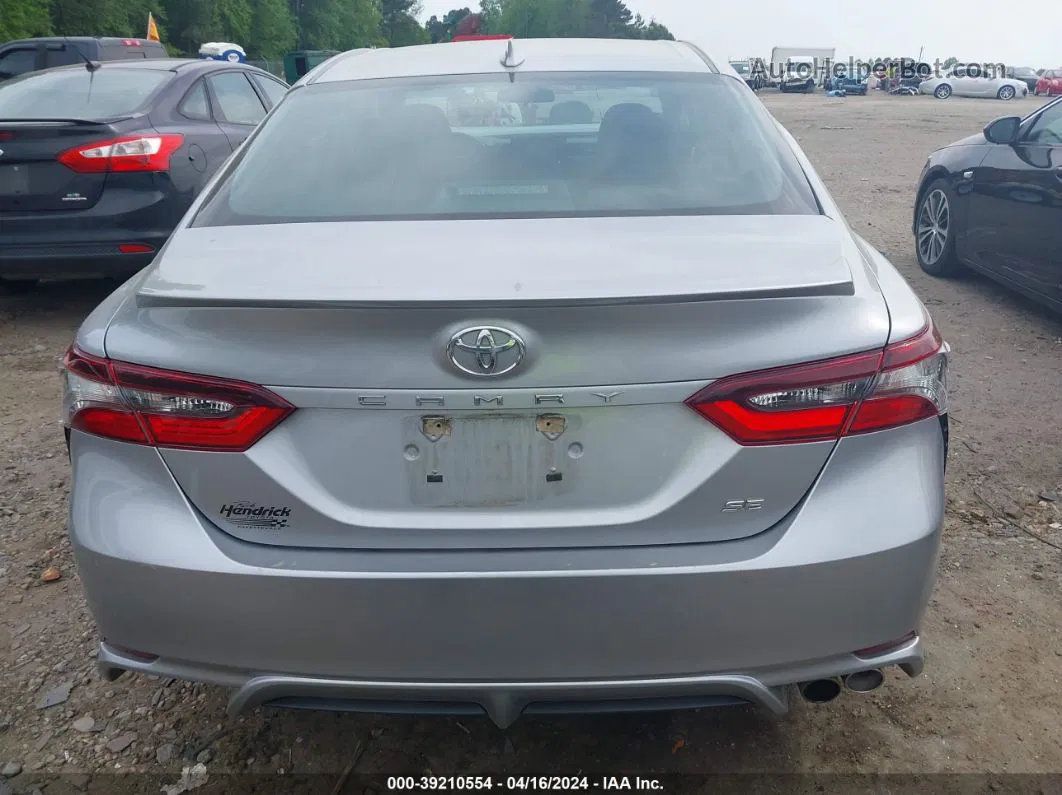 2021 Toyota Camry Se Silver vin: 4T1G11AK5MU570720