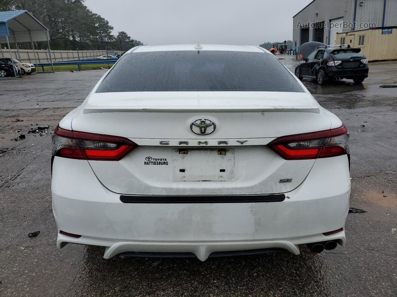 2021 Toyota Camry Se White vin: 4T1G11AK5MU594466