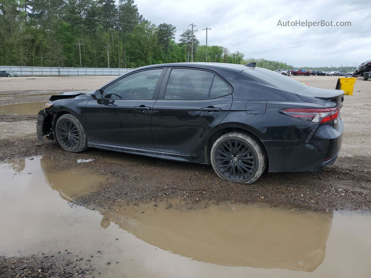 2021 Toyota Camry Se Черный vin: 4T1G11AK6MU407087