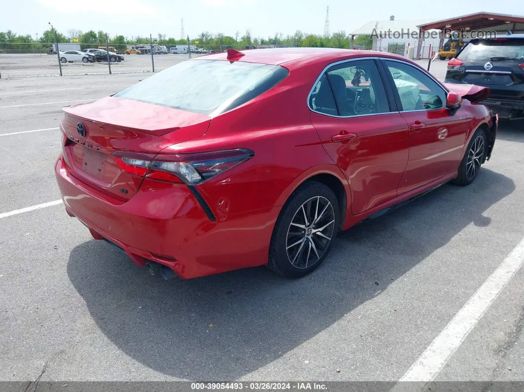 2021 Toyota Camry Se Red vin: 4T1G11AK6MU414394