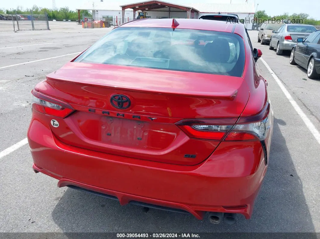 2021 Toyota Camry Se Red vin: 4T1G11AK6MU414394