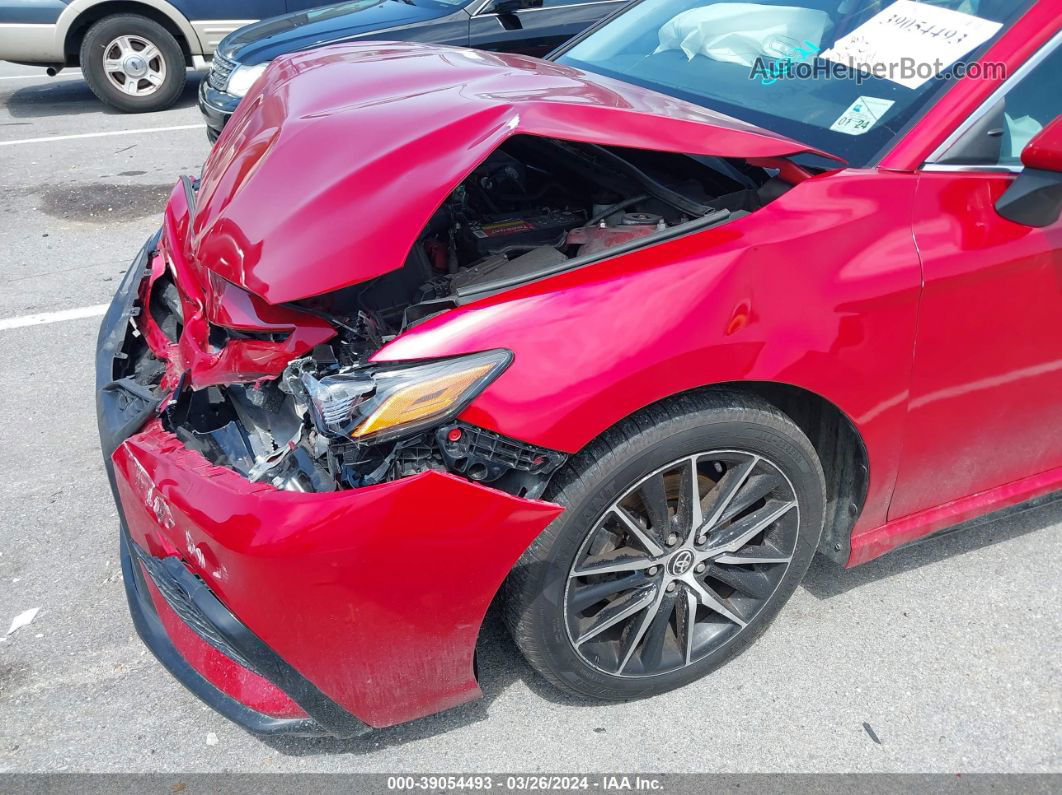 2021 Toyota Camry Se Red vin: 4T1G11AK6MU414394