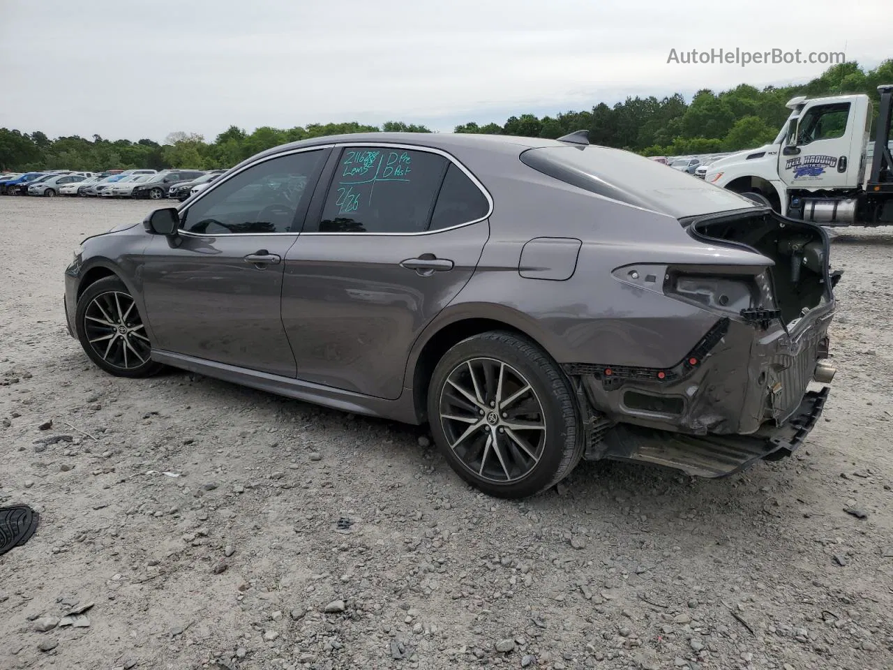 2021 Toyota Camry Se Серый vin: 4T1G11AK6MU415710