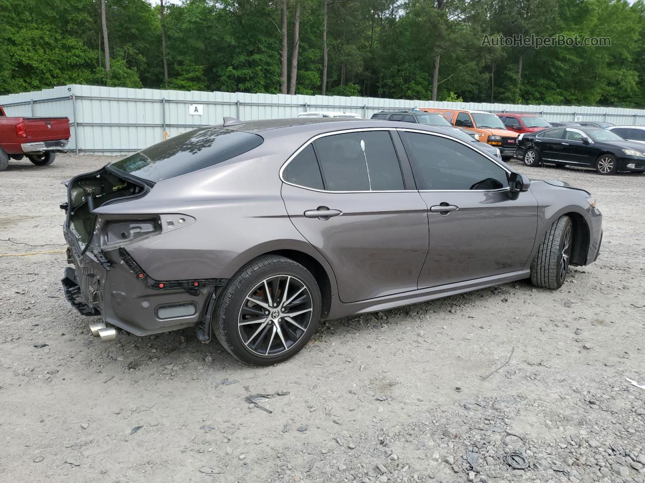 2021 Toyota Camry Se Gray vin: 4T1G11AK6MU415710