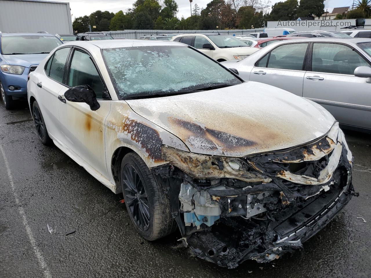 2021 Toyota Camry Se White vin: 4T1G11AK6MU421524