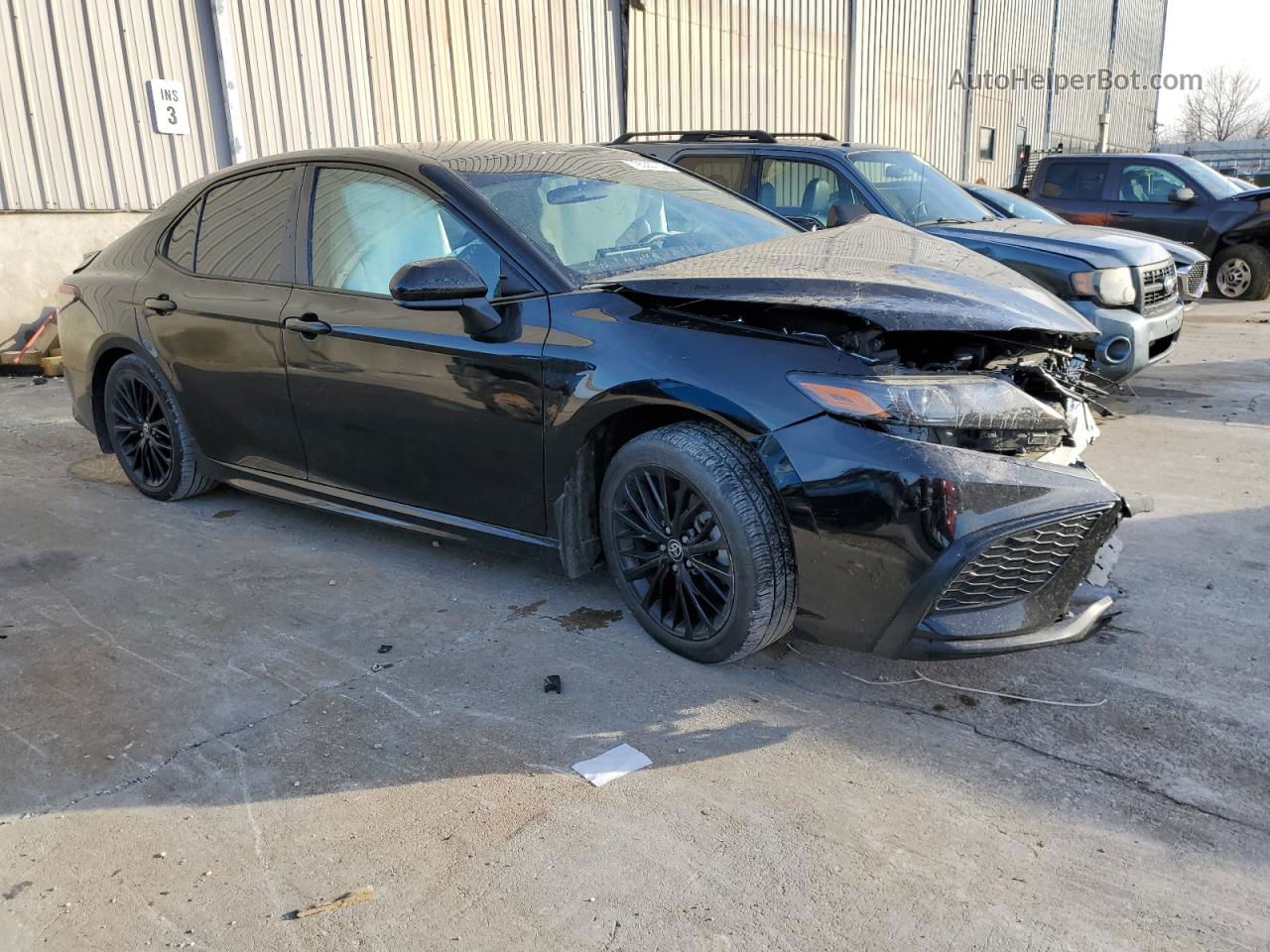 2021 Toyota Camry Se Черный vin: 4T1G11AK6MU430269