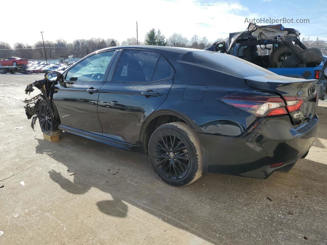 2021 Toyota Camry Se Черный vin: 4T1G11AK6MU430269