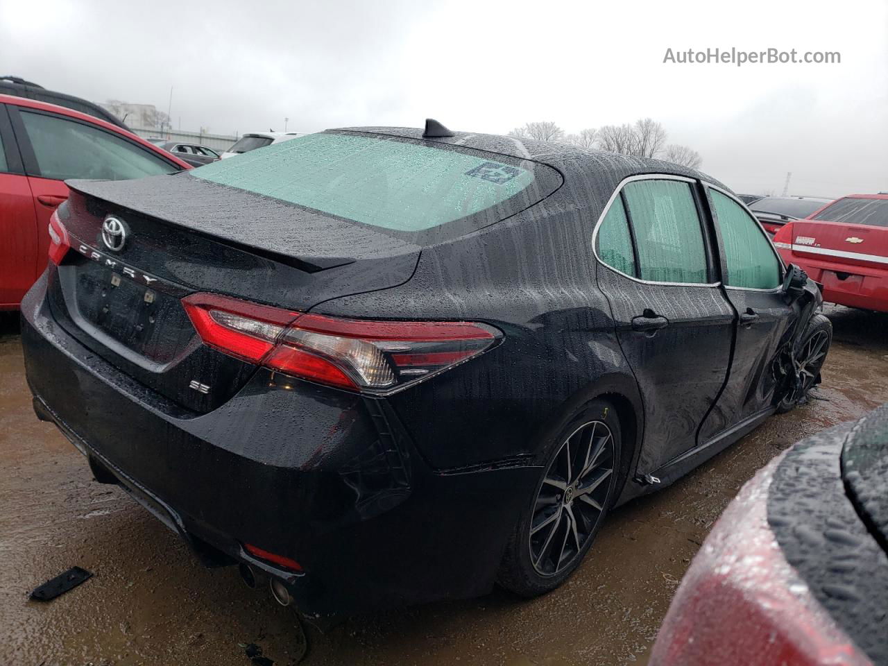 2021 Toyota Camry Se Черный vin: 4T1G11AK6MU439182