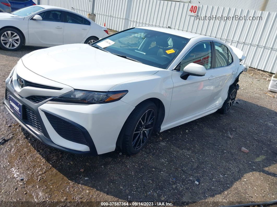 2021 Toyota Camry Se White vin: 4T1G11AK6MU457617