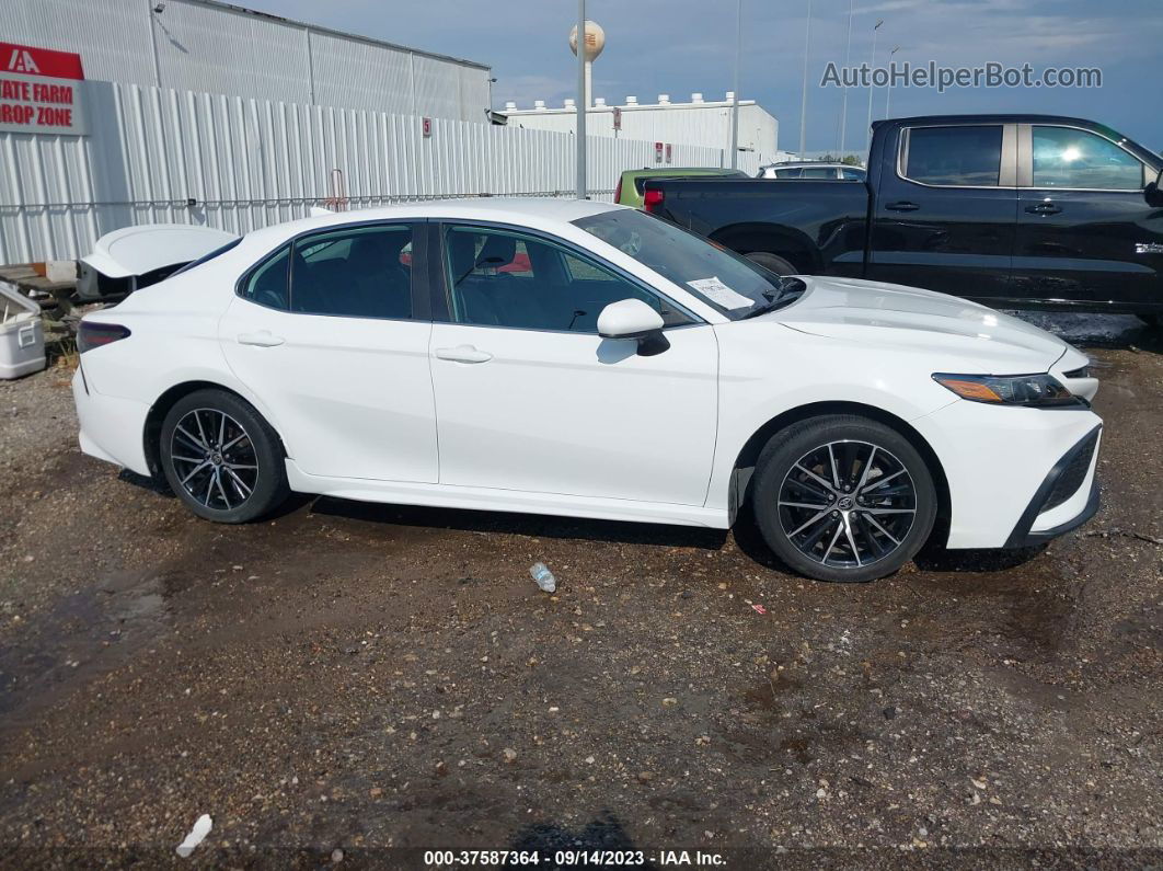 2021 Toyota Camry Se White vin: 4T1G11AK6MU457617