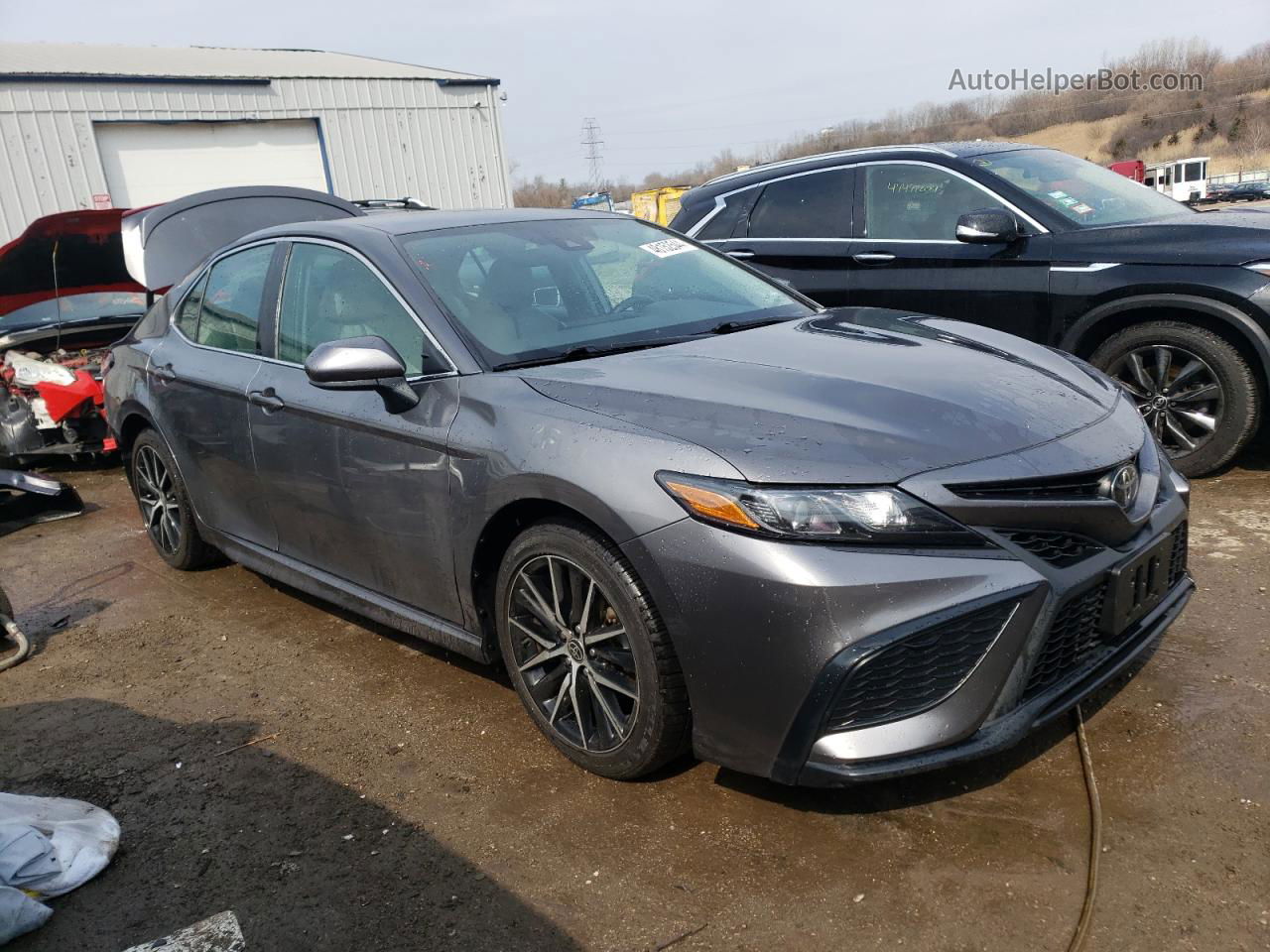 2021 Toyota Camry Se Gray vin: 4T1G11AK6MU526922