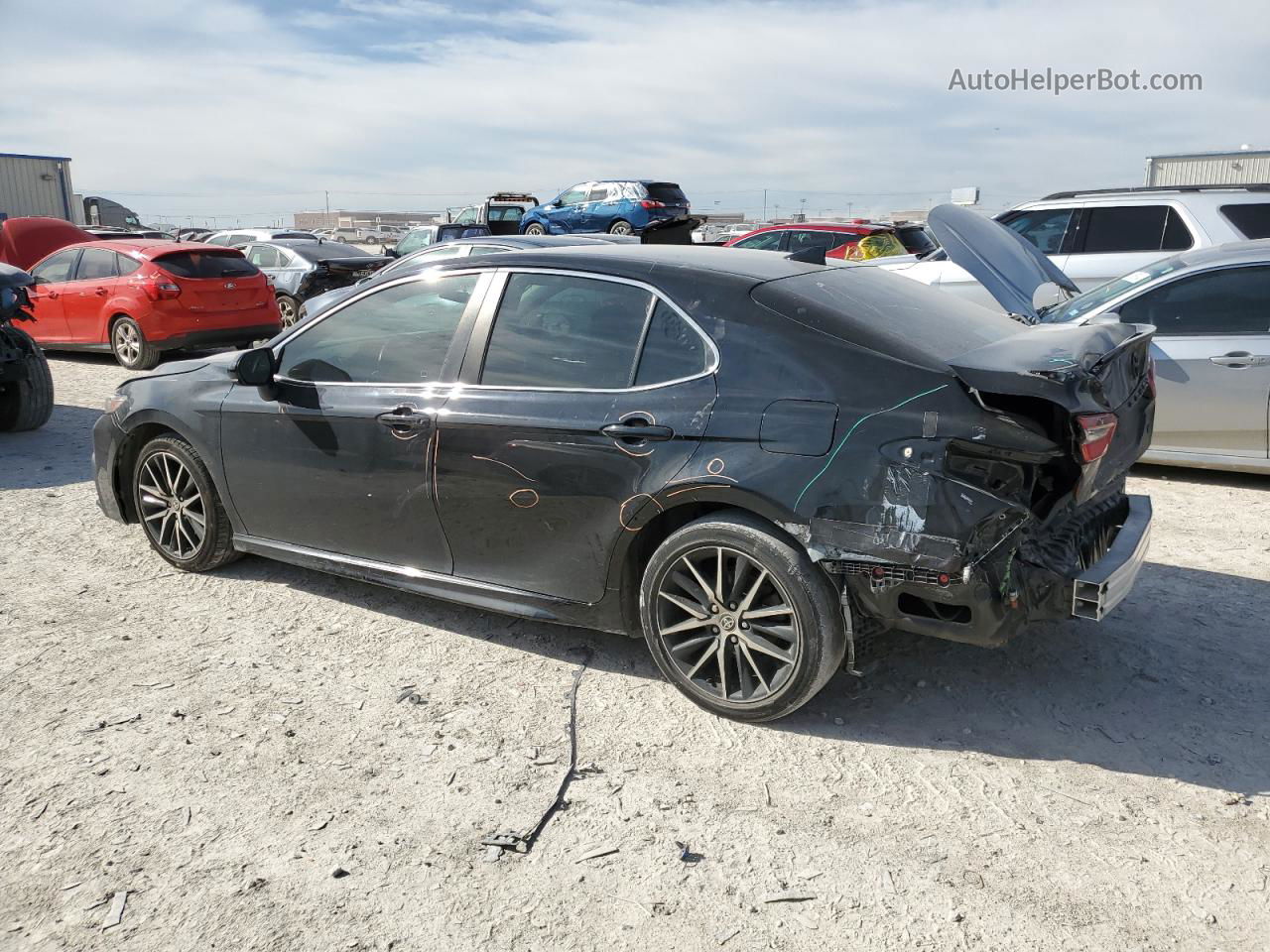 2021 Toyota Camry Se Black vin: 4T1G11AK6MU529819