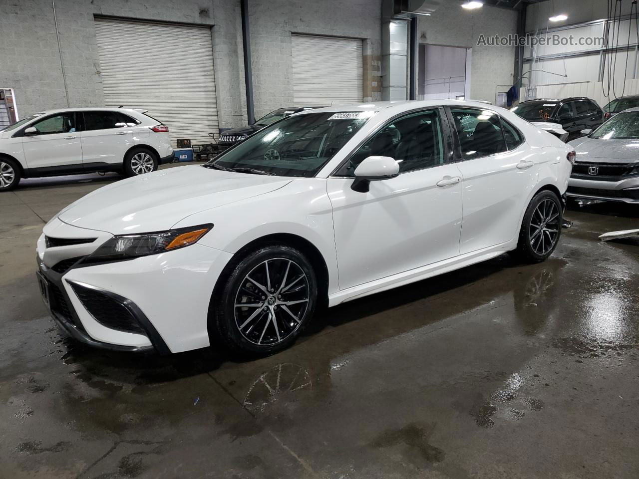 2021 Toyota Camry Se White vin: 4T1G11AK6MU531053